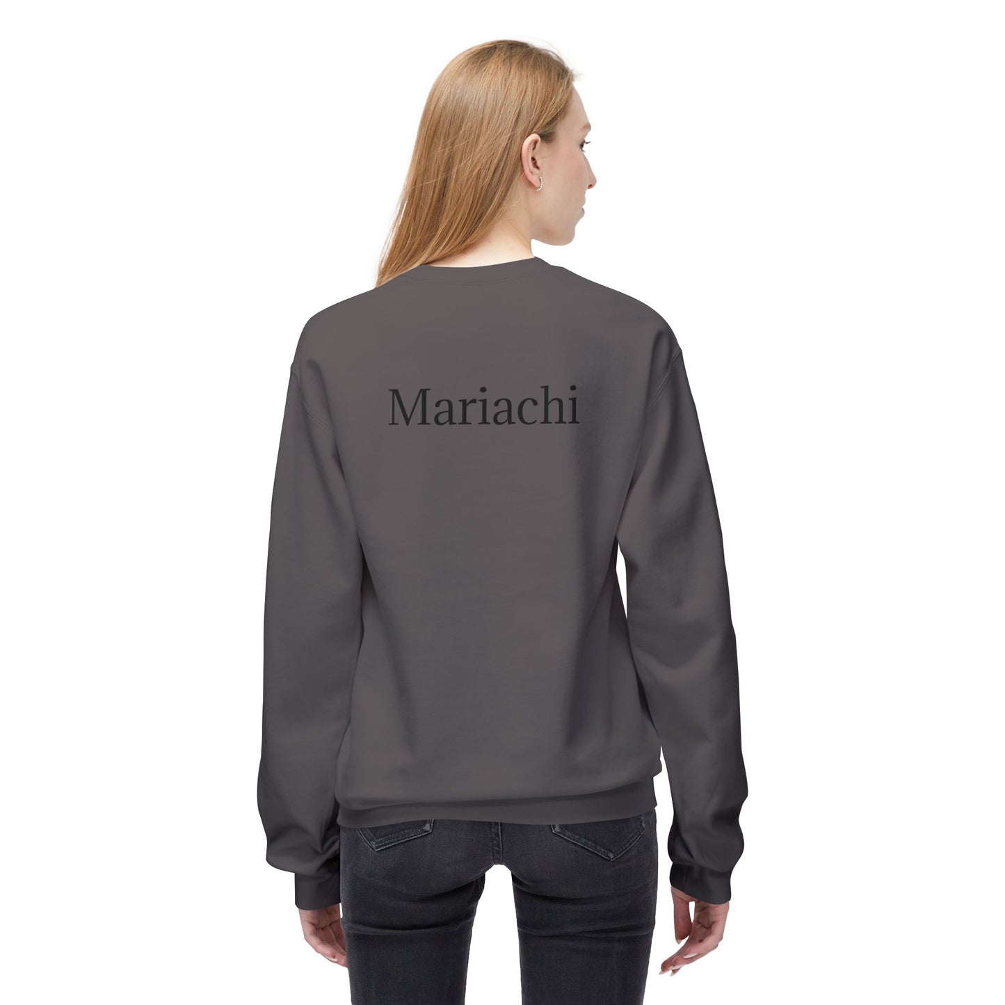 Mariachi Guitarron Unisex Midweight Softstyle Fleece Crewneck Sweatshirt