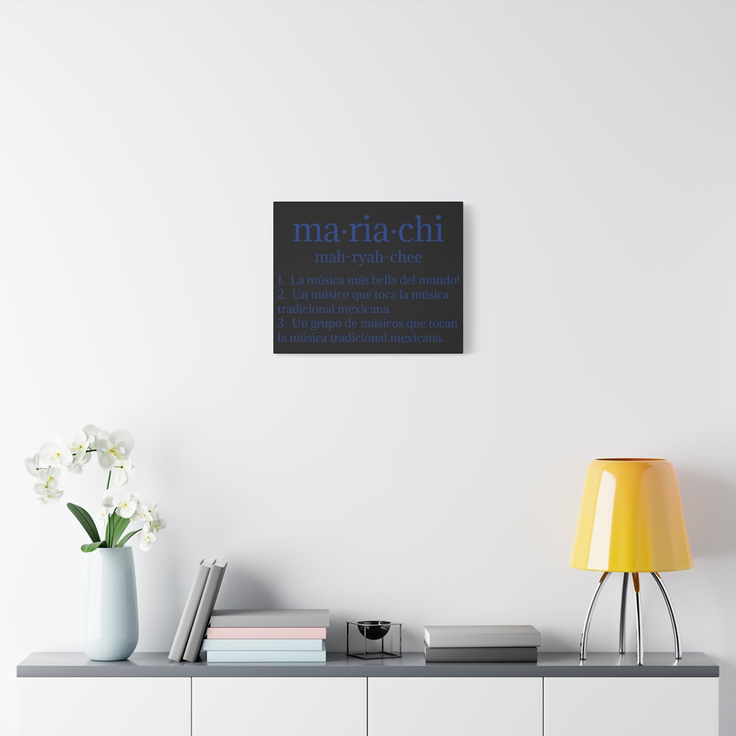 Blue Mariachi Definition Business Matte Canvas, Stretched, 1.25"