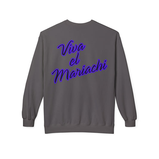 Purple Viva El Mariachi Unisex Midweight Softstyle Fleece Crewneck Sweatshirt