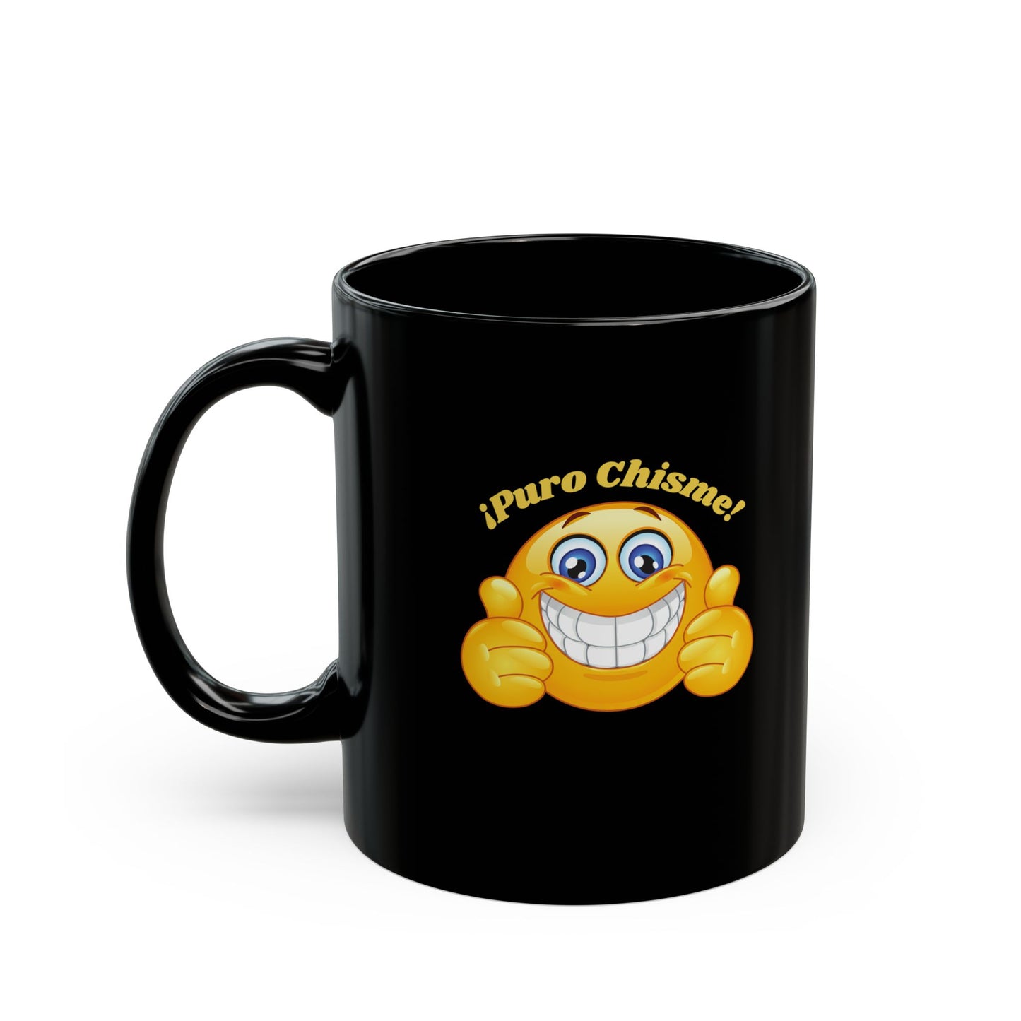 Puro Chisme Black Mug (11oz, 15oz)
