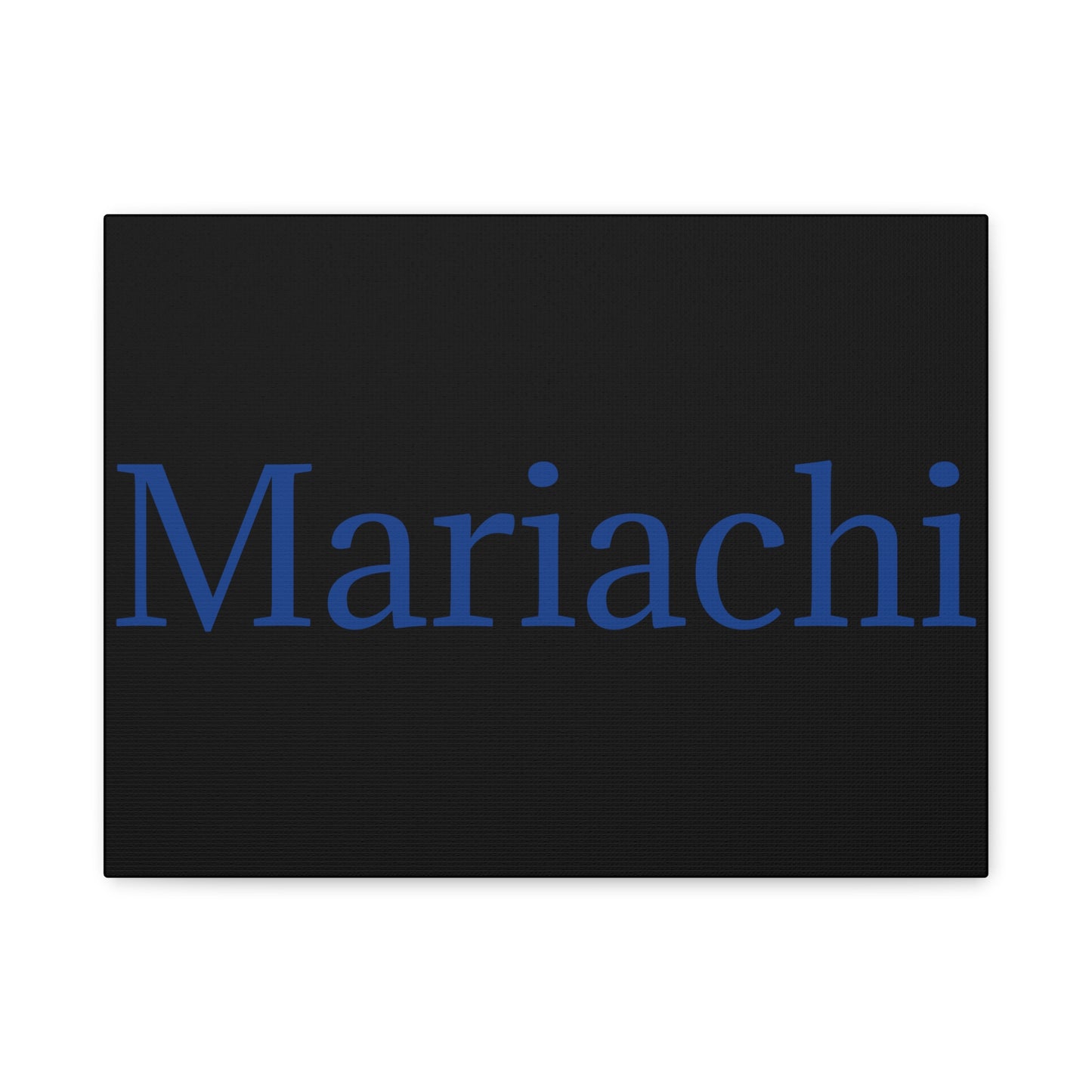 Blue Mariachi Matte Canvas, Stretched, 1.25"