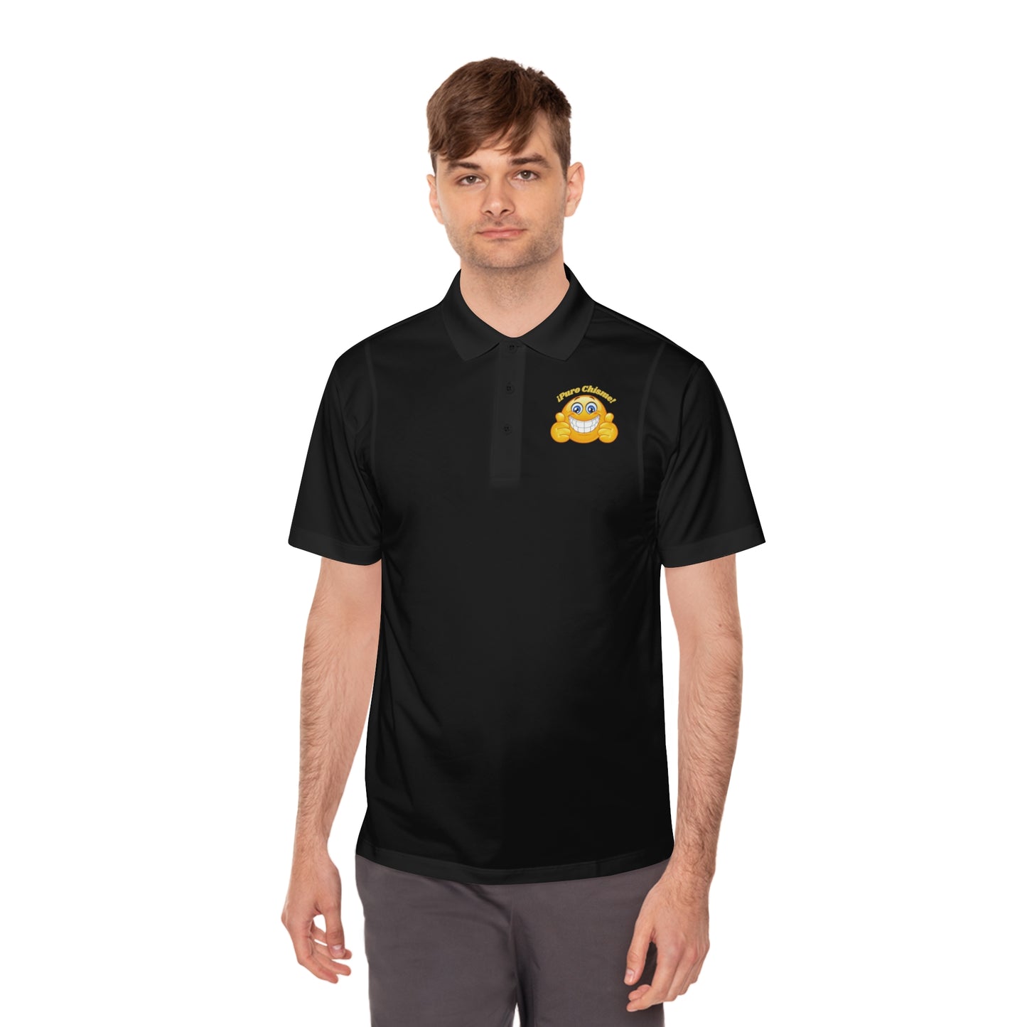 Puro Chisme Men's Sport Polo Shirt