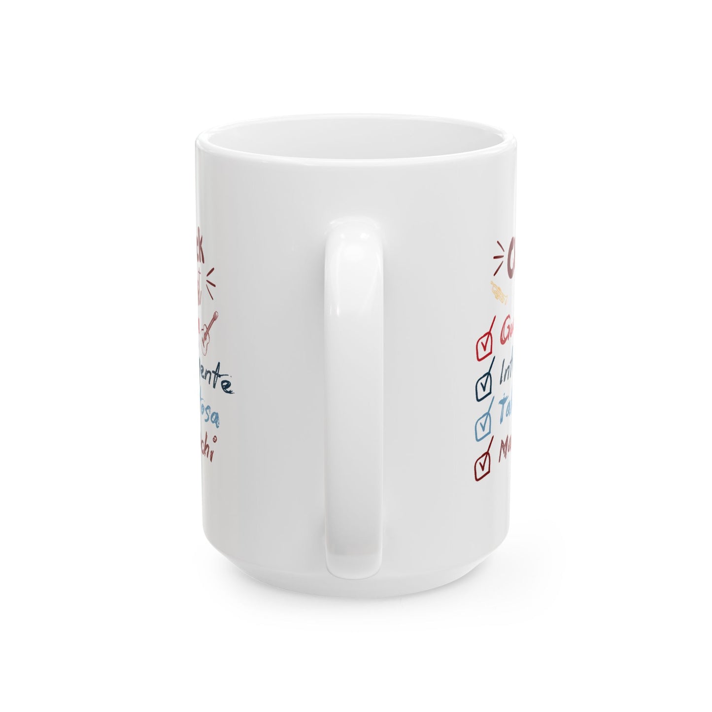 Checklist Guapa Ceramic Mug, (11oz, 15oz)