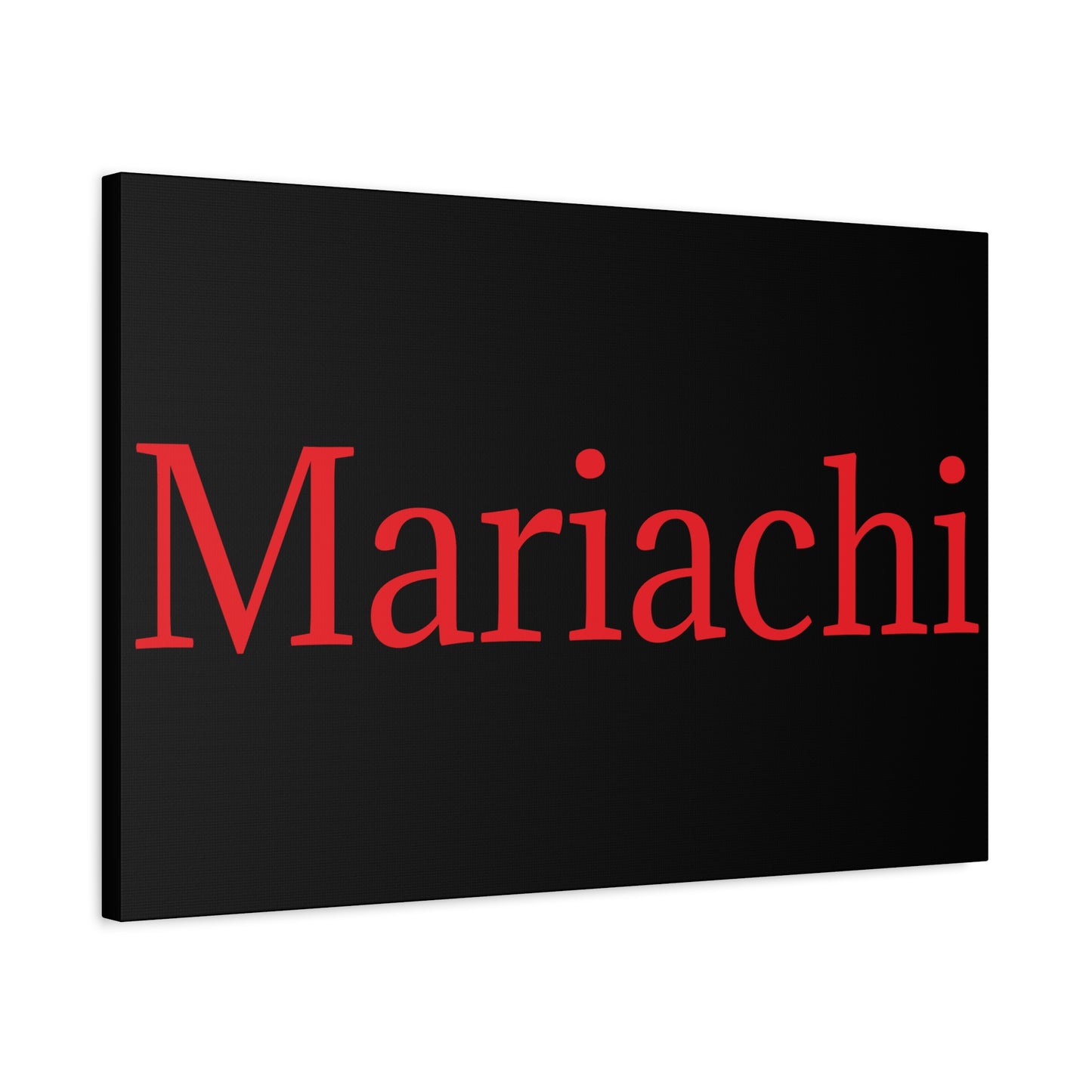 Red Mariachi Matte Canvas, Stretched, 1.25"