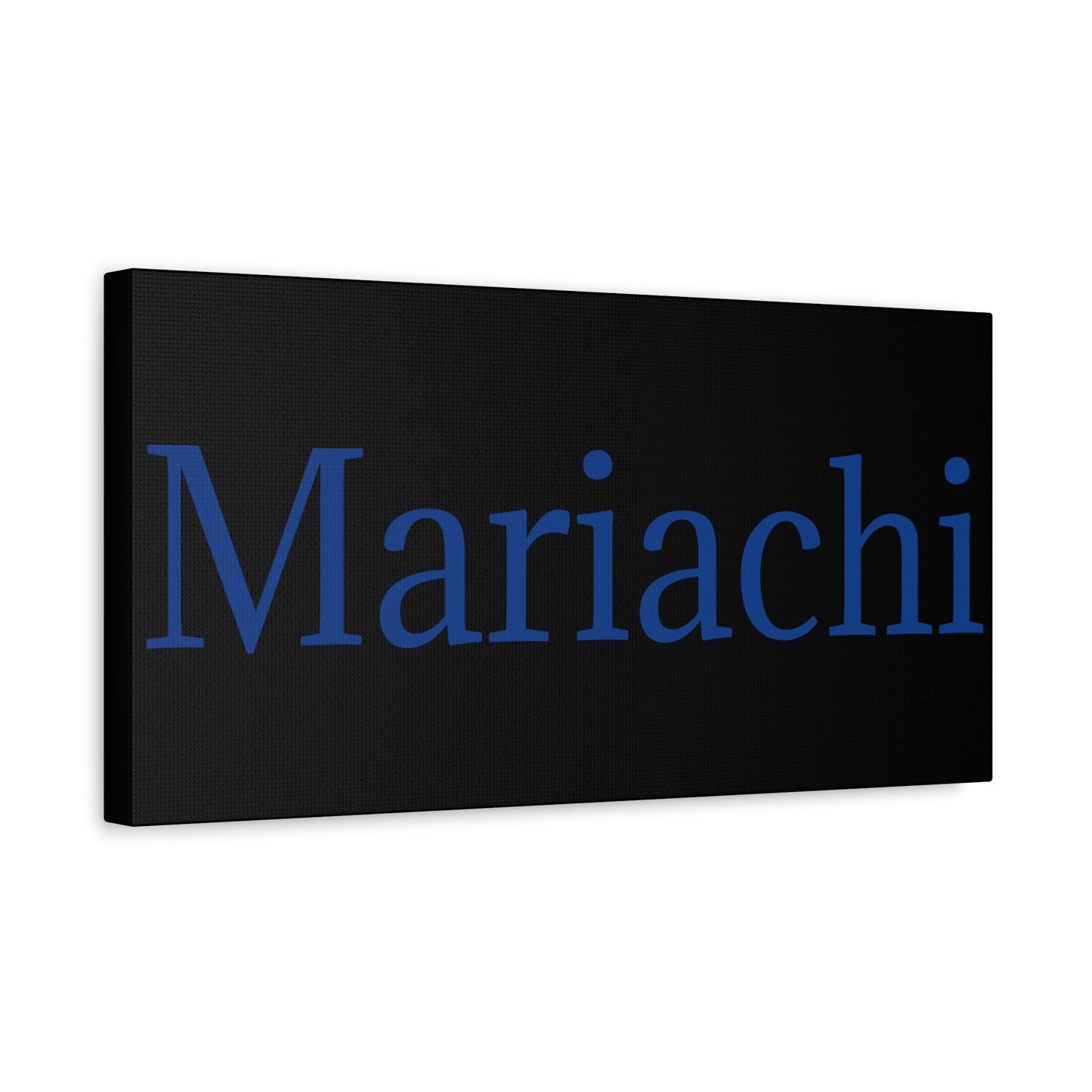 Blue Mariachi Matte Canvas, Stretched, 1.25"