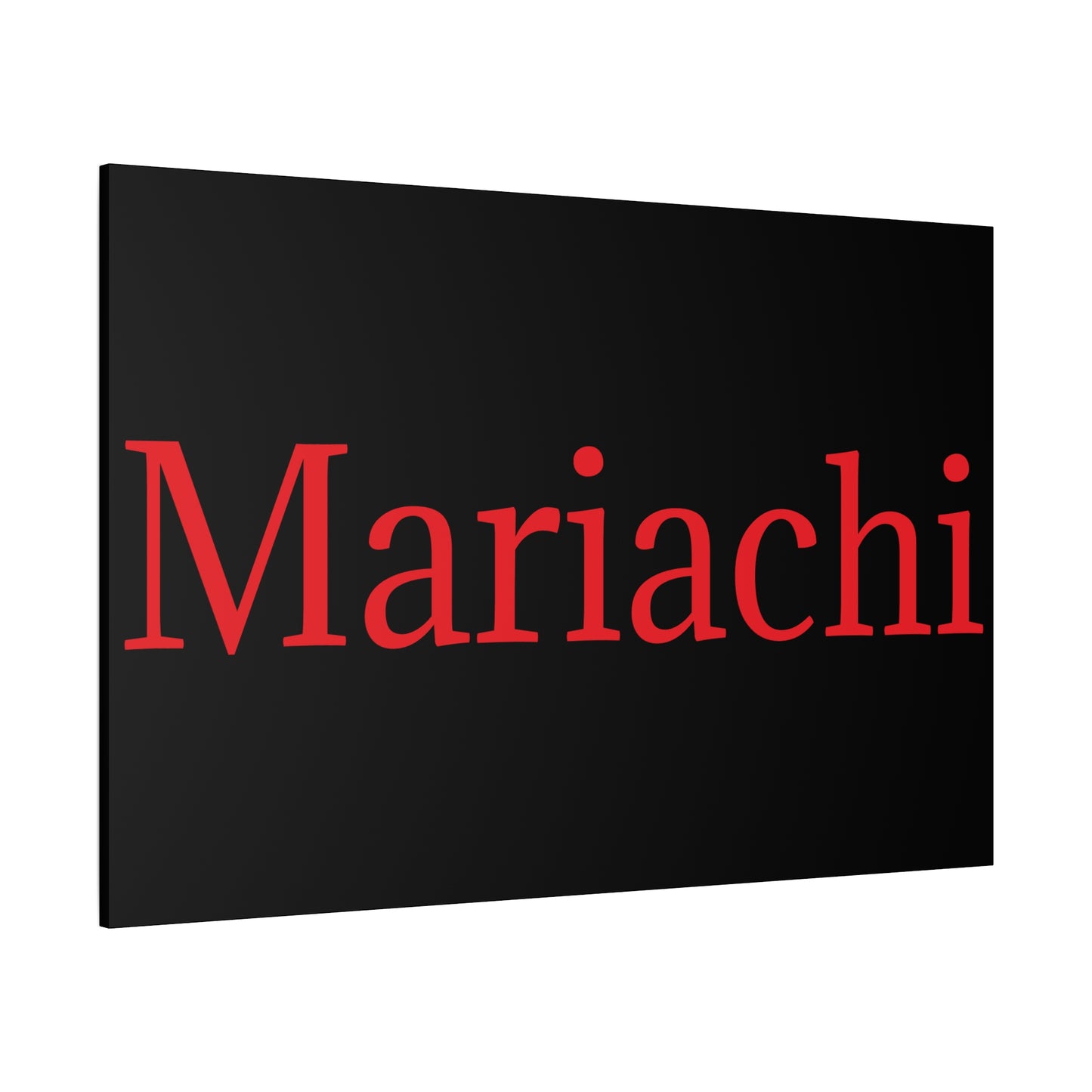 Red Mariachi Matte Canvas, Stretched, 1.25"