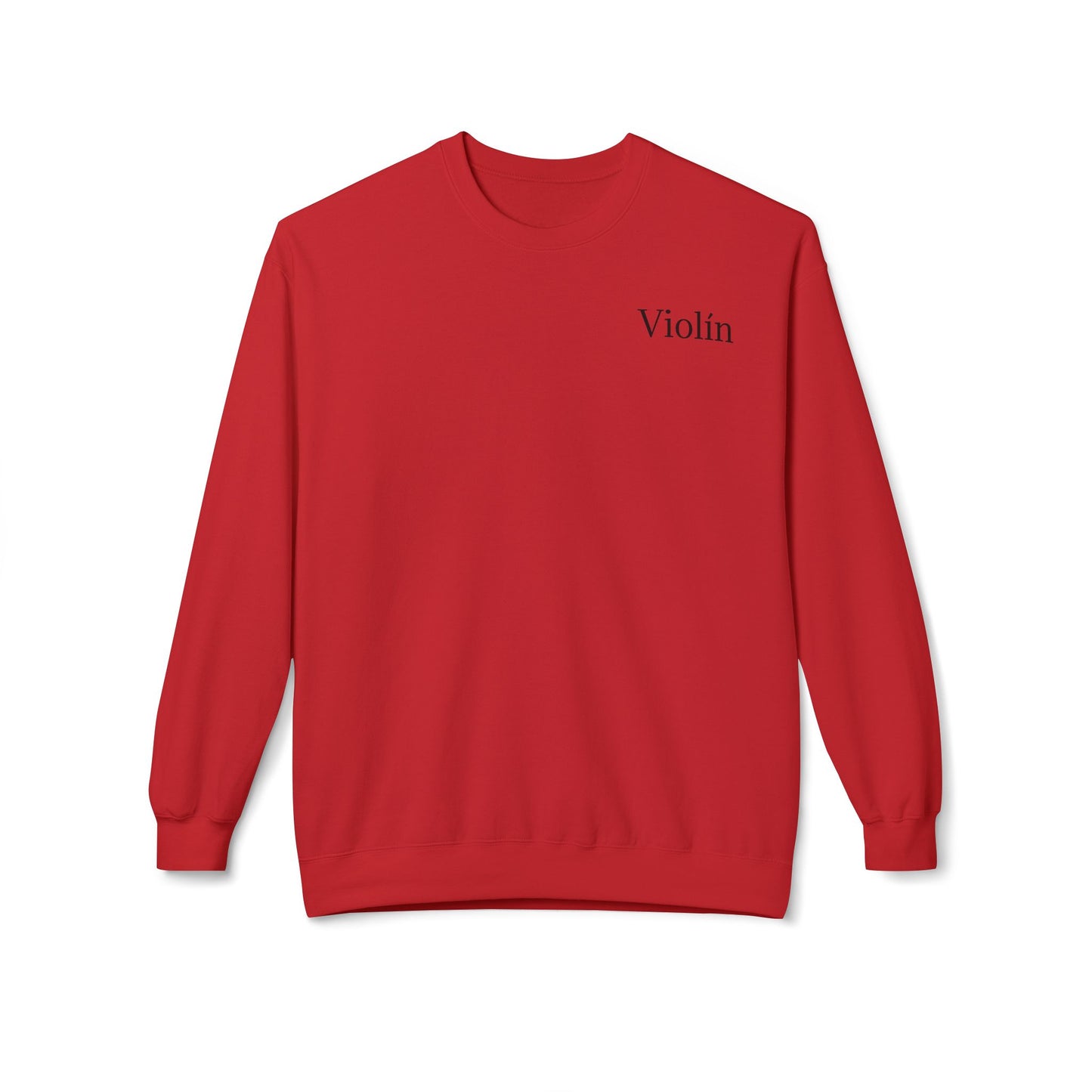 Dedication Passion Honor Violin Unisex Midweight Softstyle Fleece Crewneck Sweatshirt