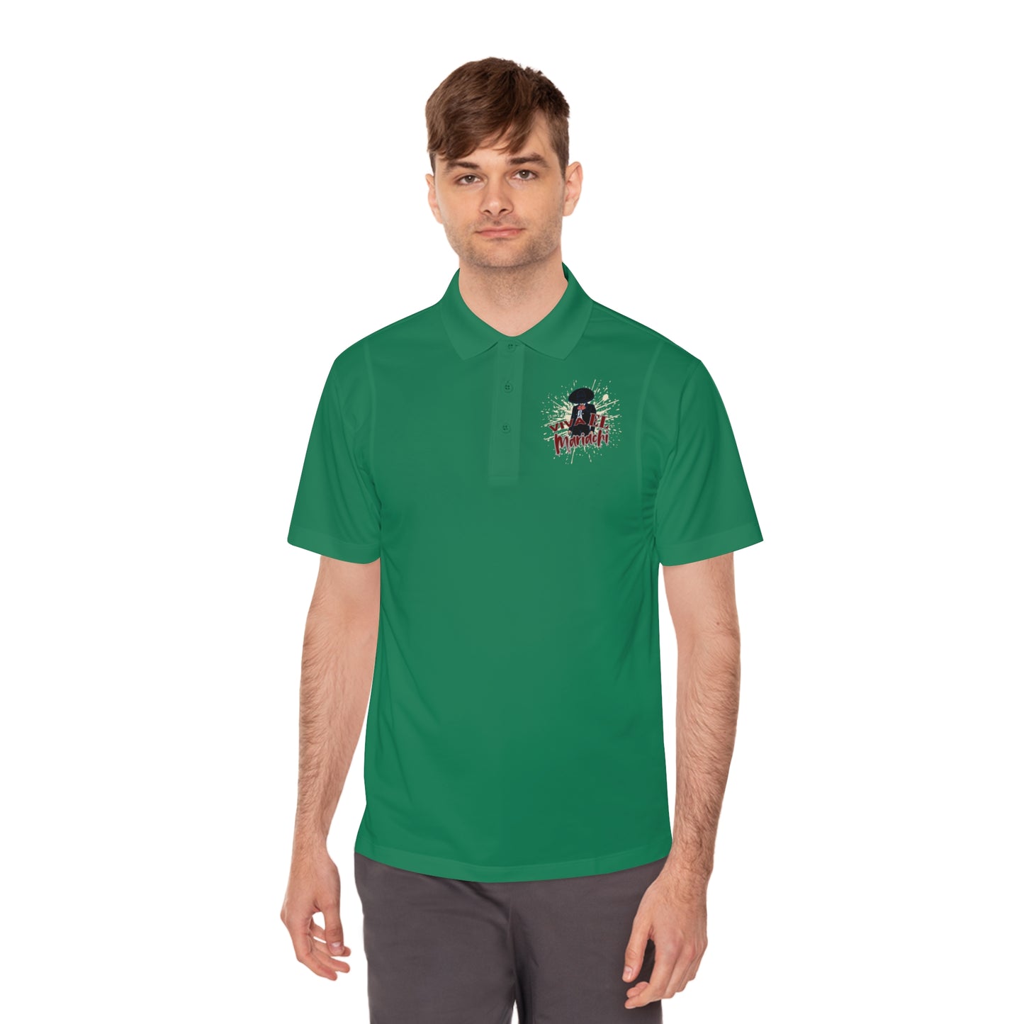 Viva El Mariachi Men's Sport Polo Shirt