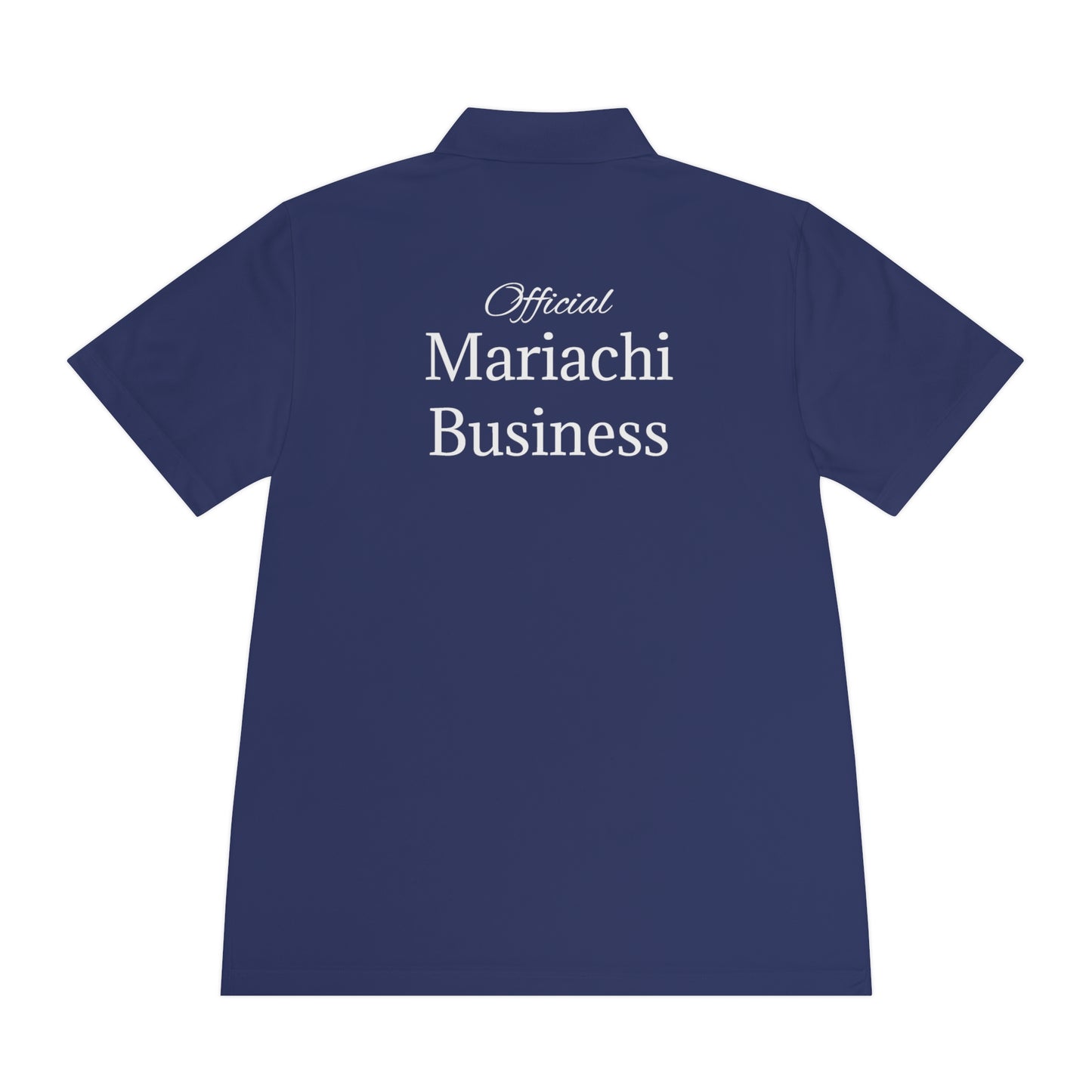 Official Mariachi Business Guitarron Men's Sport Polo Shirt