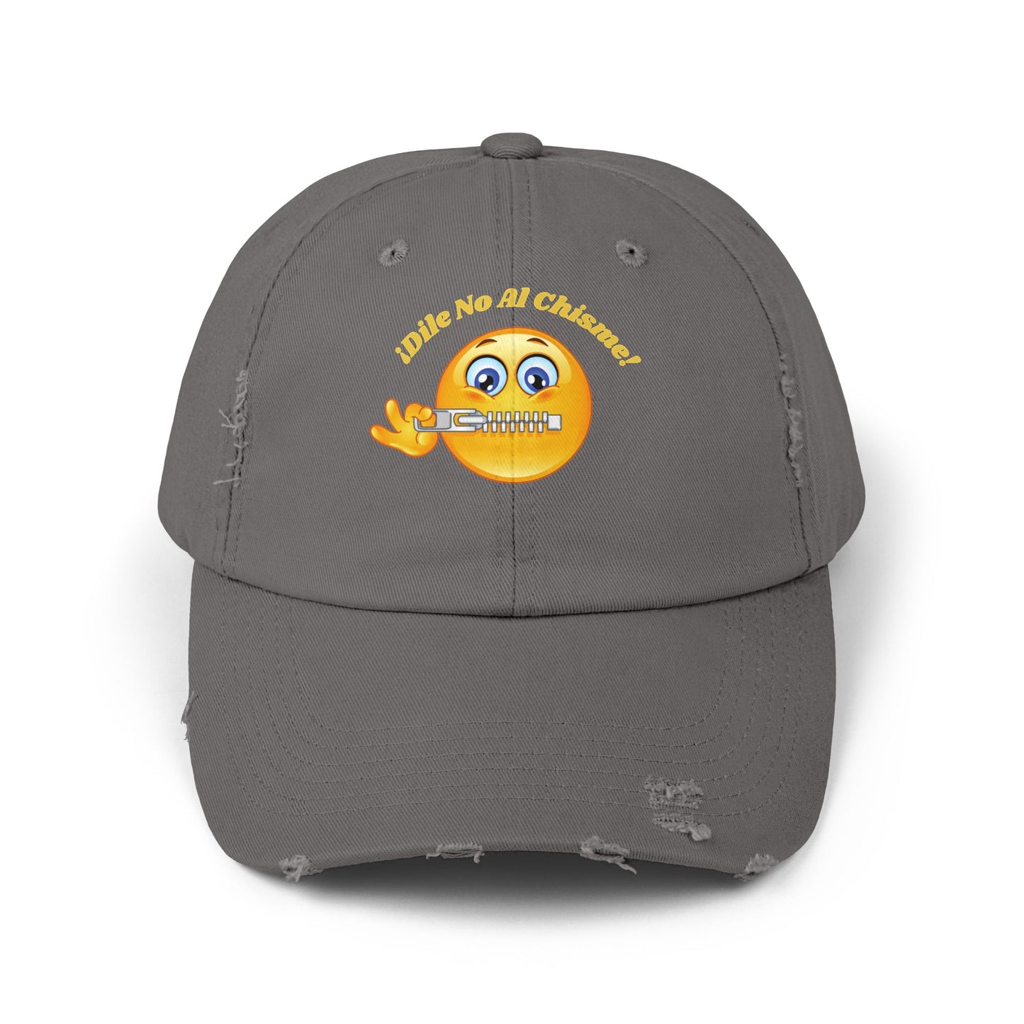 Dile No Al Chisme Unisex Distressed Cap