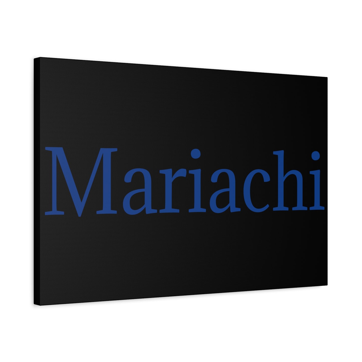Blue Mariachi Matte Canvas, Stretched, 1.25"