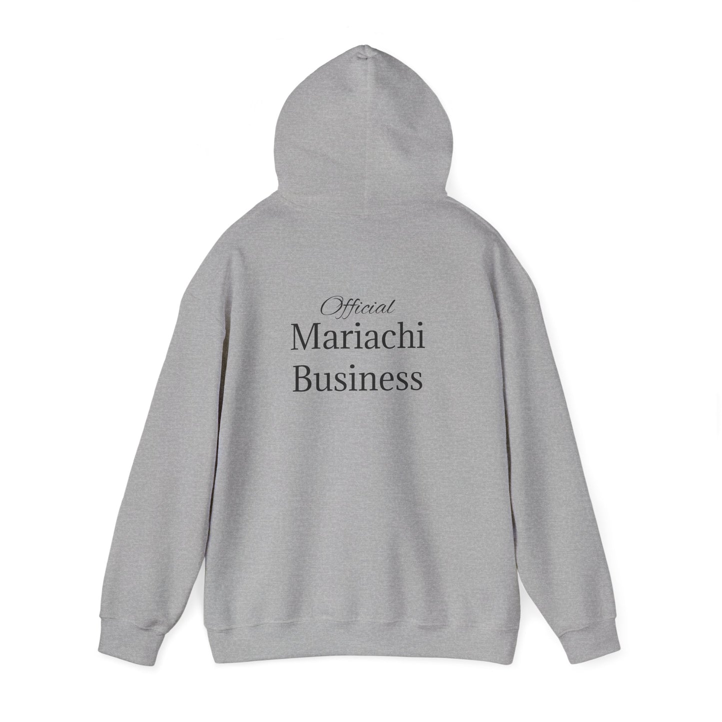 Official Mariachi Business Guitarrón Unisex Heavy Blend™ Hooded Sweatshirt
