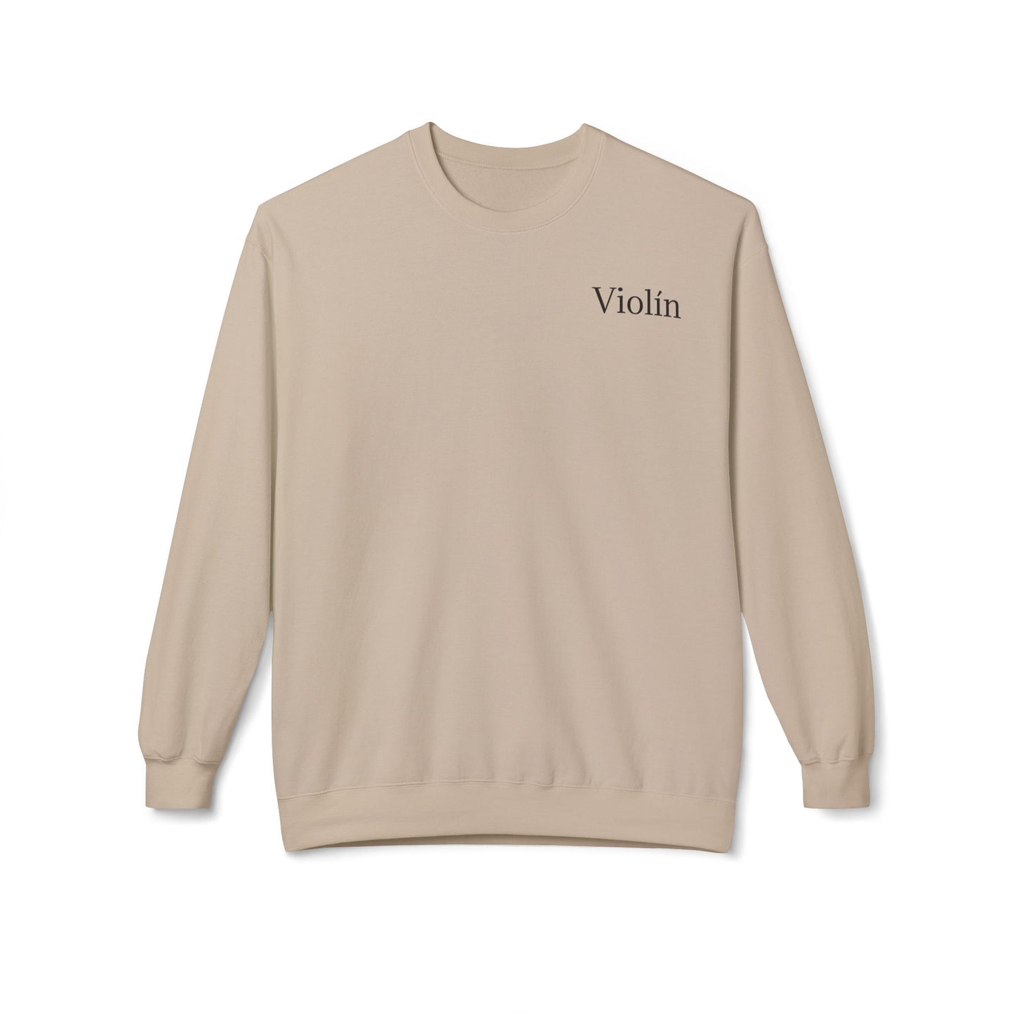 Dedication Passion Honor Violin Unisex Midweight Softstyle Fleece Crewneck Sweatshirt