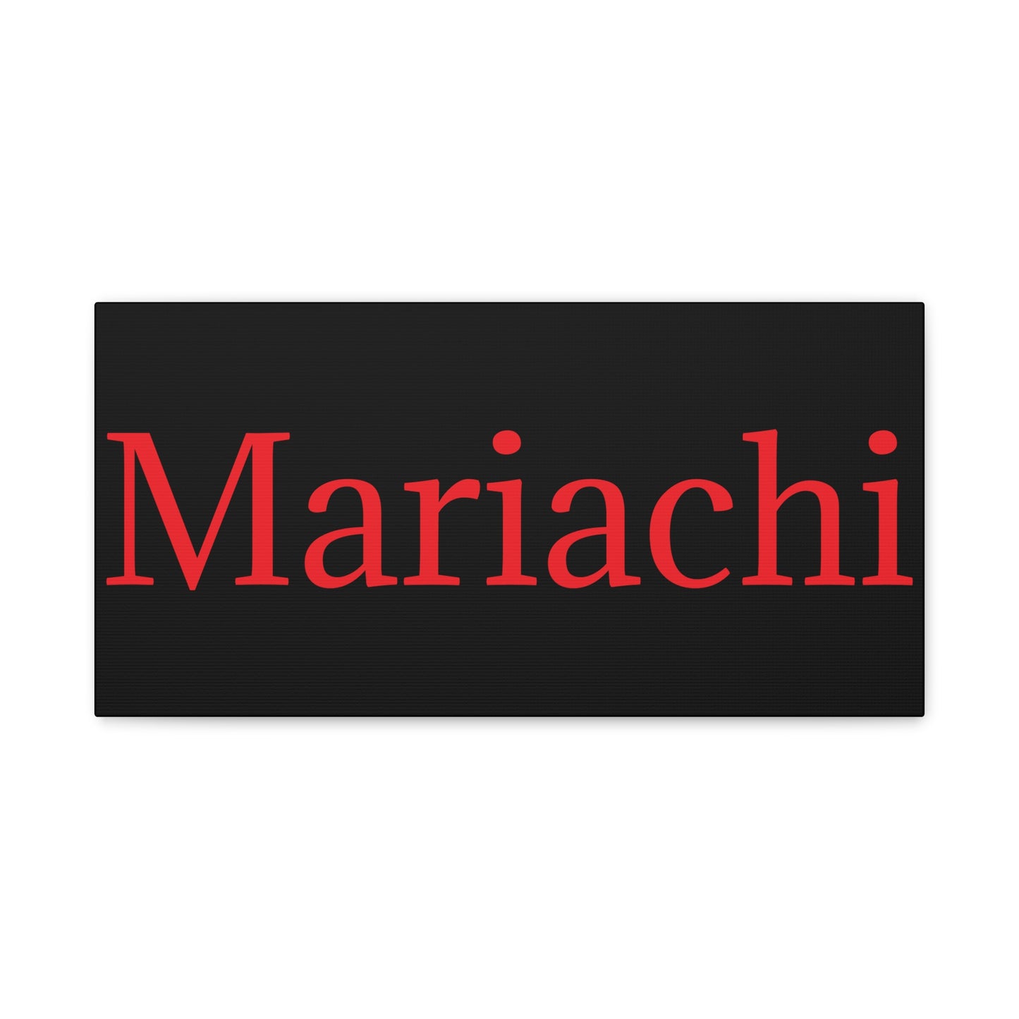 Red Mariachi Matte Canvas, Stretched, 1.25"