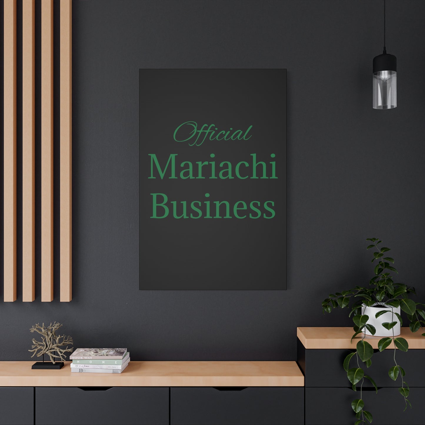 Official Mariachi Business Matte Canvas, Stretched, 1.25"