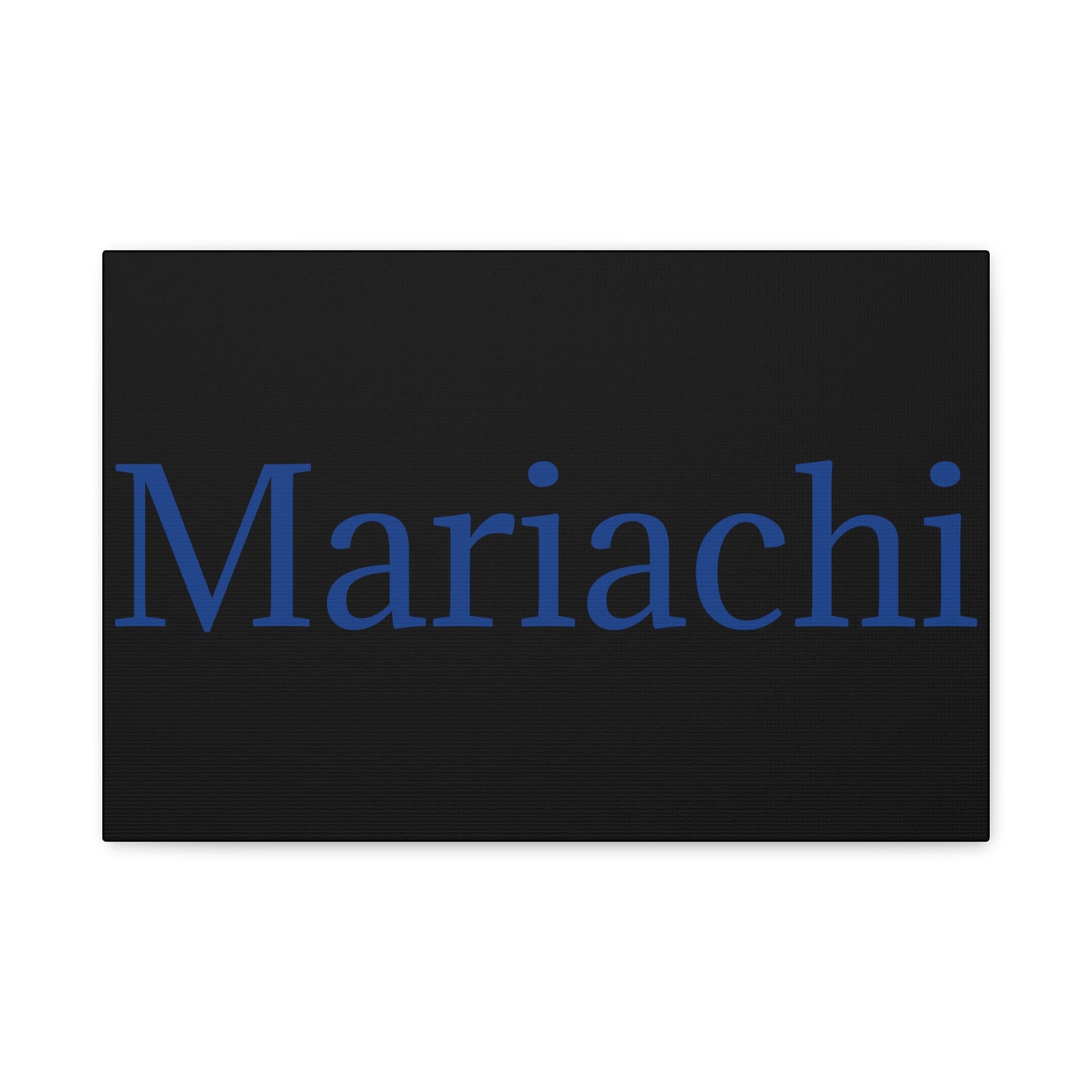 Blue Mariachi Matte Canvas, Stretched, 1.25"