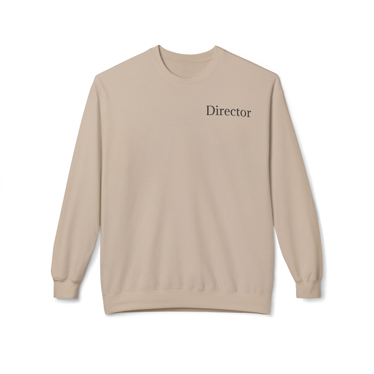 Dedication Passion Honor Director Unisex Midweight Softstyle Fleece Crewneck Sweatshirt