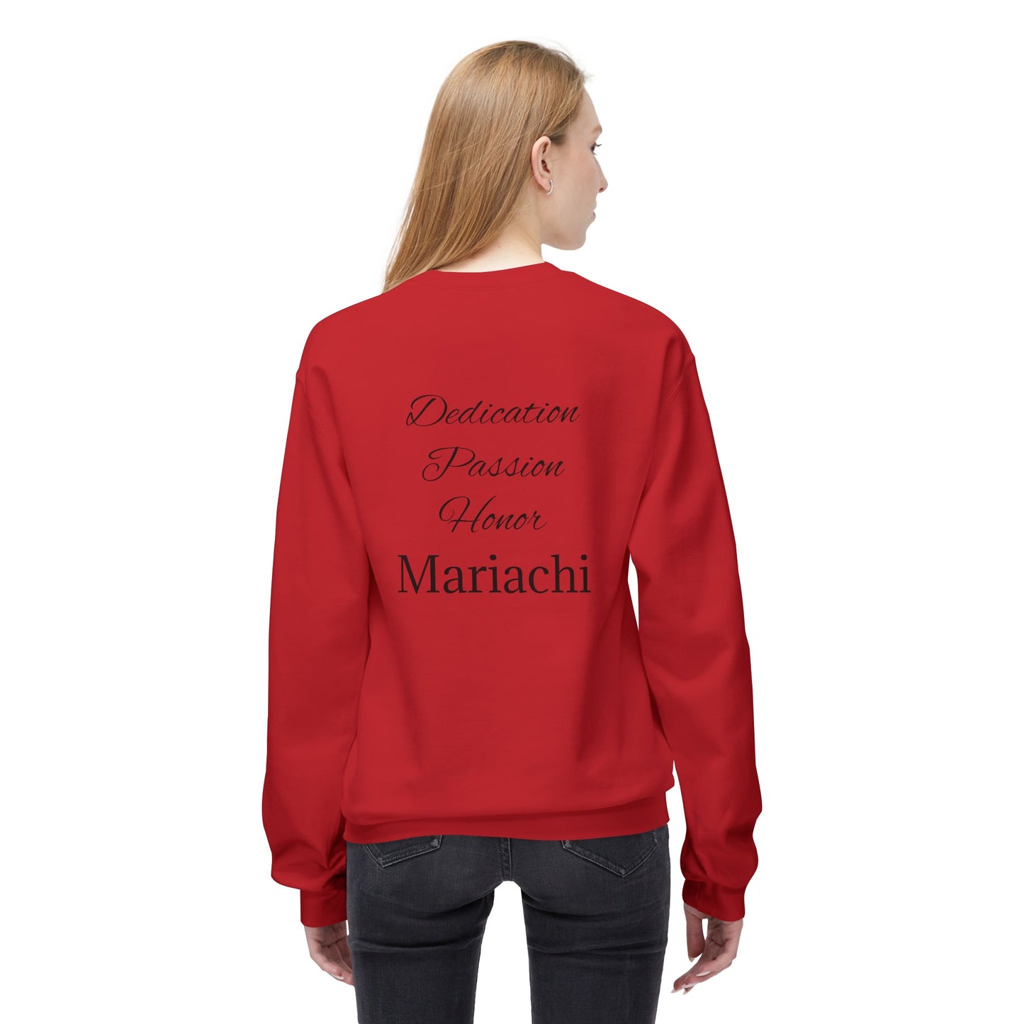 Dedication Passion Honor Unisex Midweight Softstyle Fleece Crewneck Sweatshirt