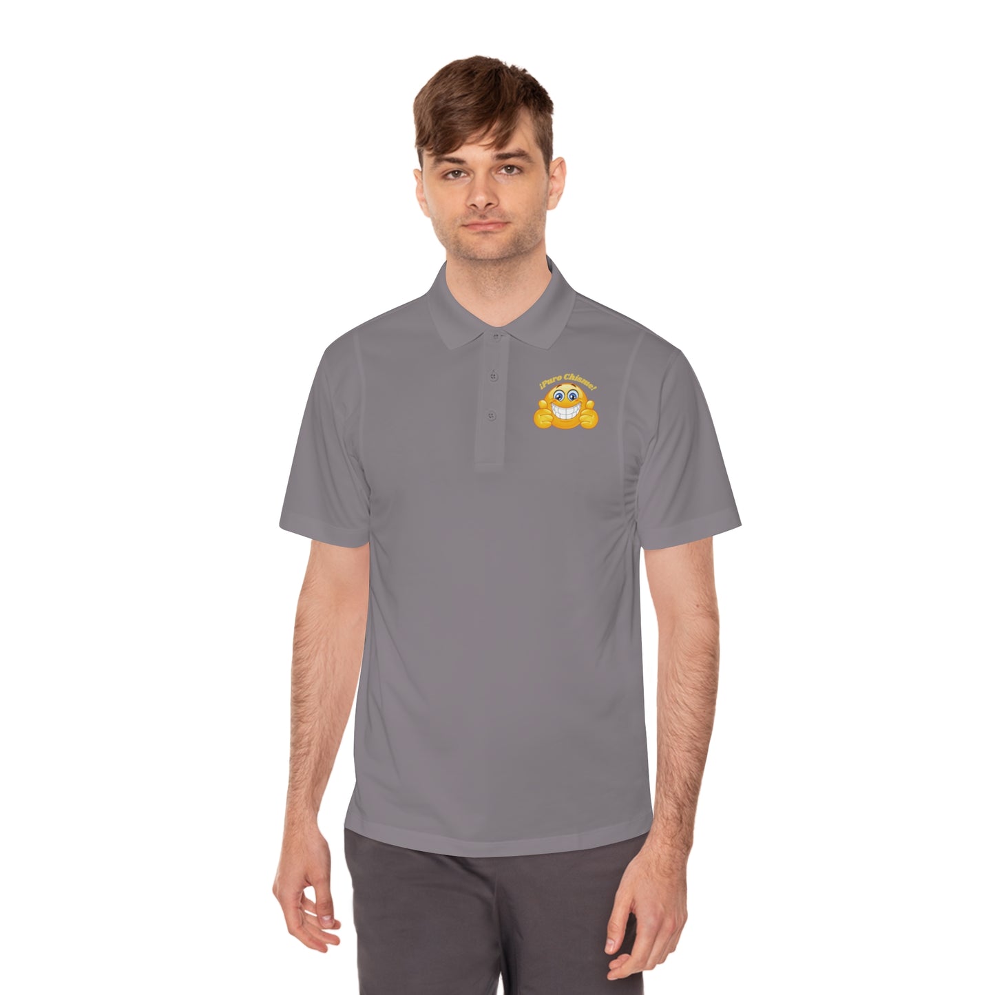 Puro Chisme Men's Sport Polo Shirt