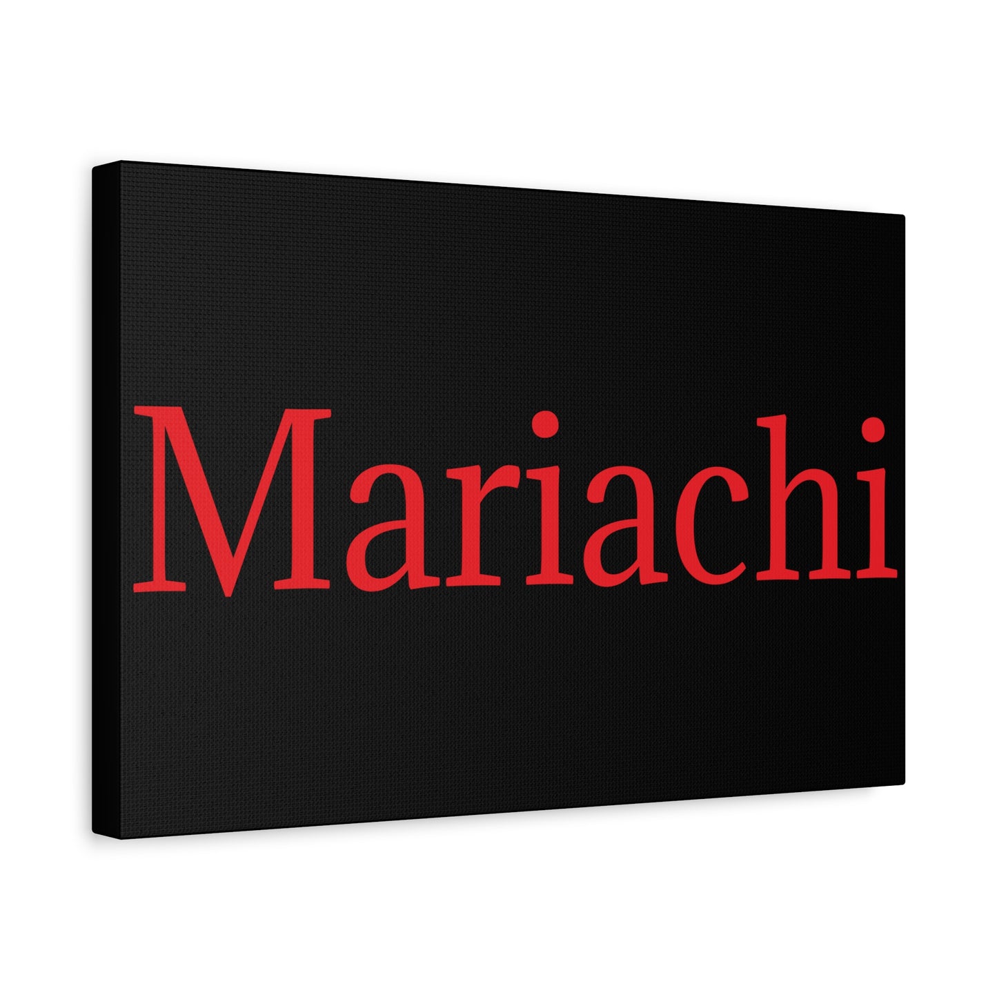 Red Mariachi Matte Canvas, Stretched, 1.25"