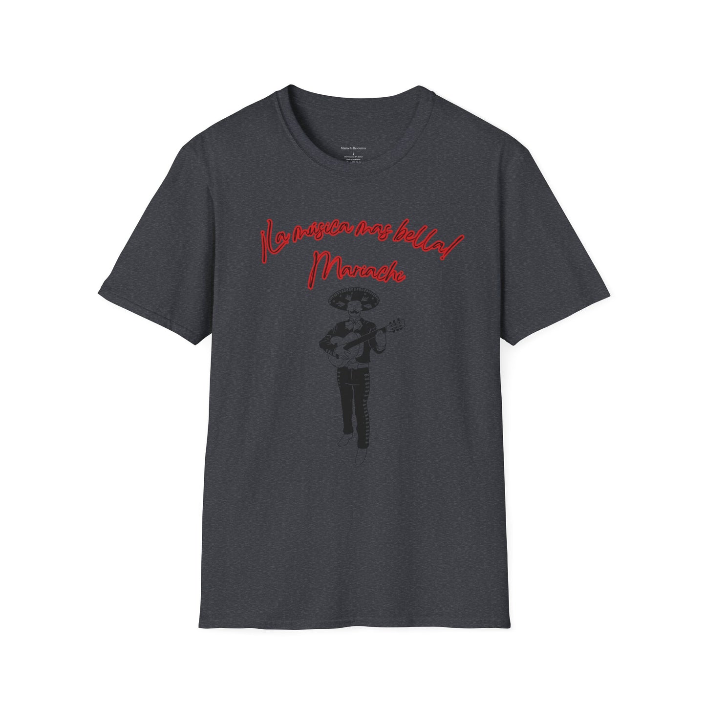 La Musica Mas Bella Unisex Softstyle T-Shirt