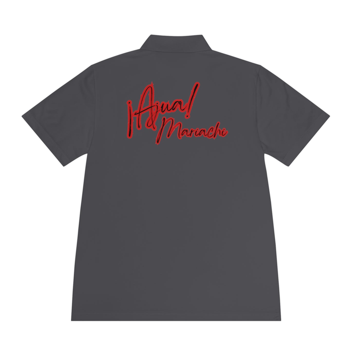 Red Ajua Men's Sport Polo Shirt