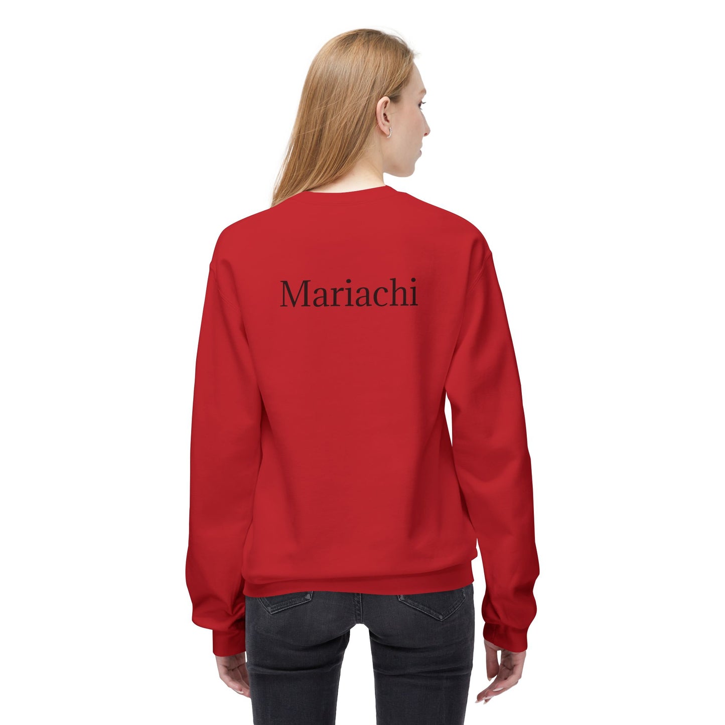 Mariachi Guitarron Unisex Midweight Softstyle Fleece Crewneck Sweatshirt