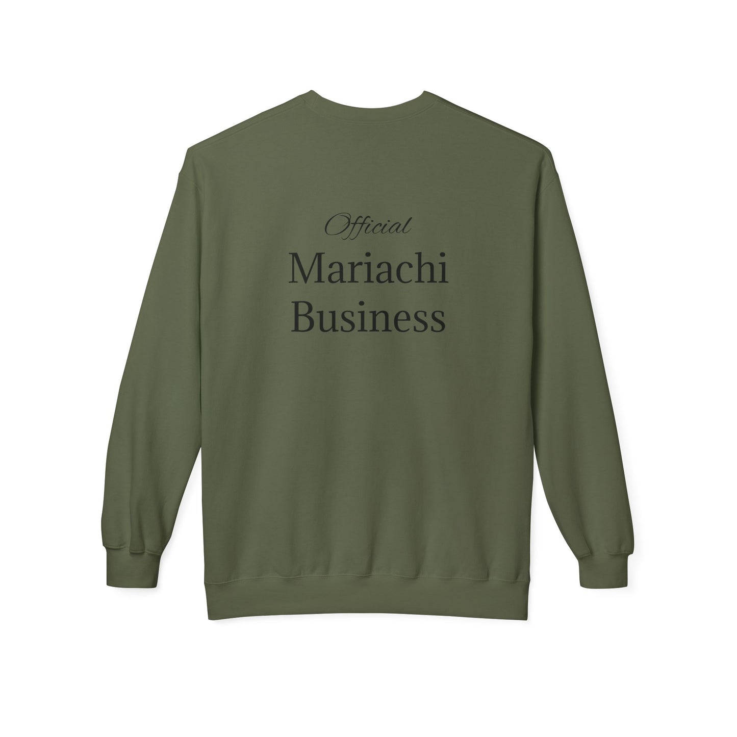 Official Mariachi Business Mariachi Staff Unisex Midweight Softstyle Fleece Crewneck Sweatshirt