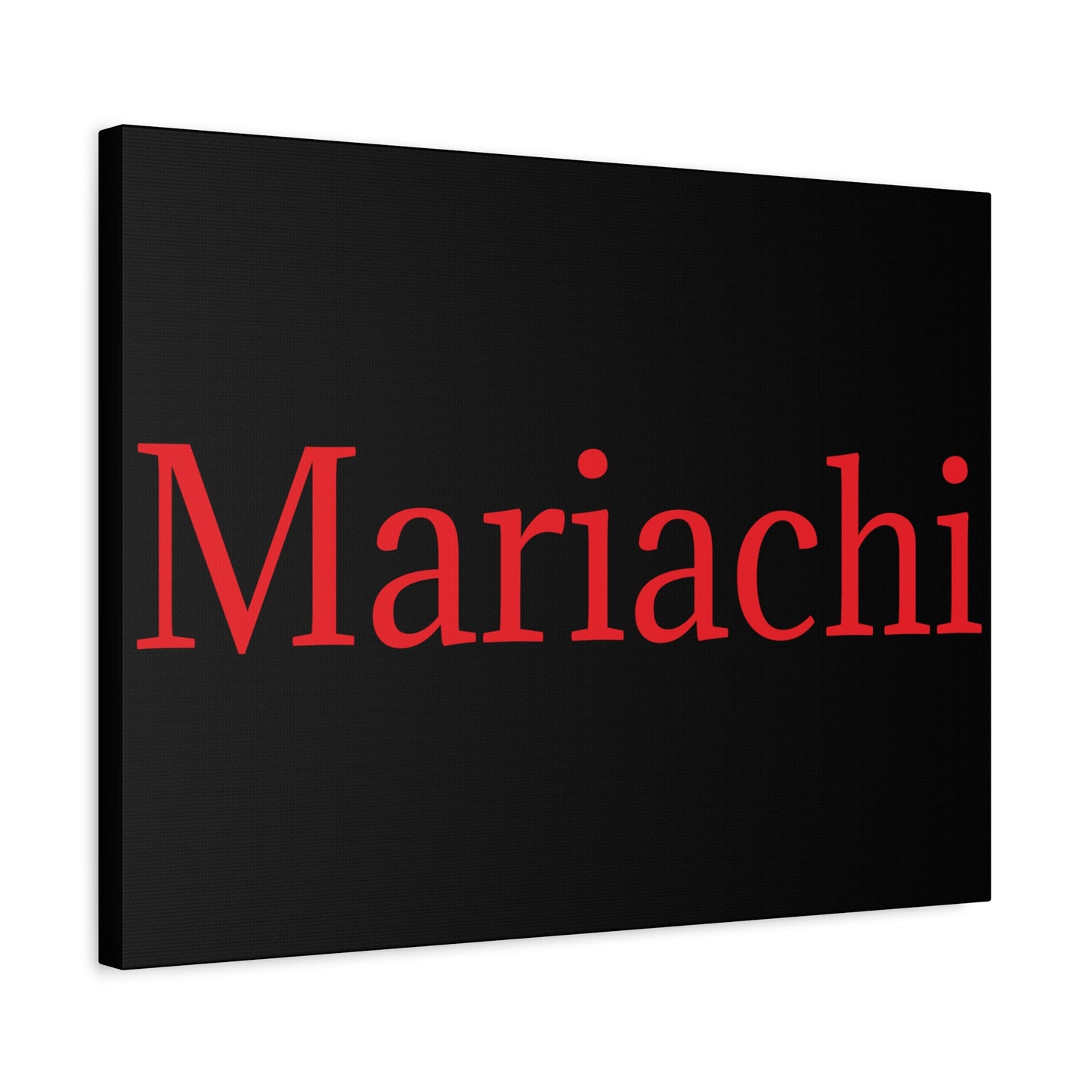 Red Mariachi Matte Canvas, Stretched, 1.25"
