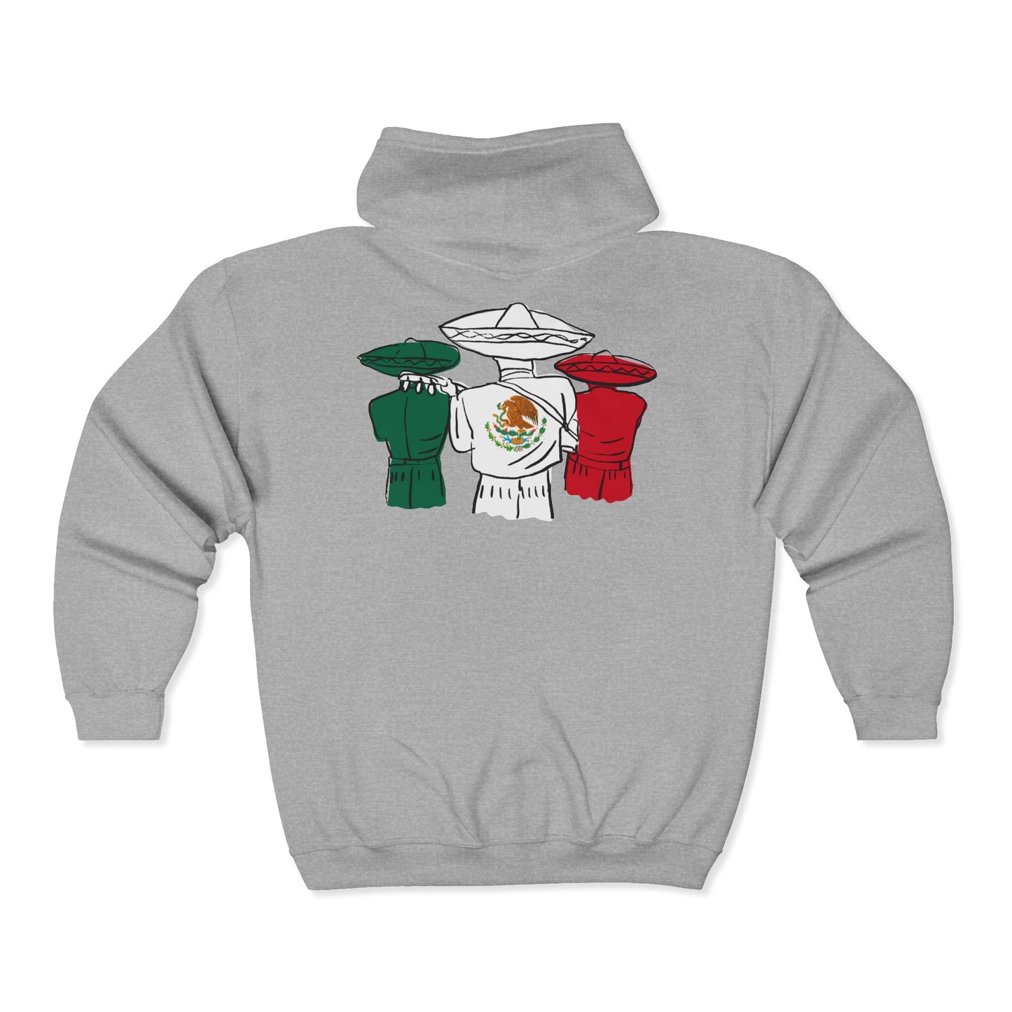 Flag Unisex Heavy Blend™ Full Zip Hooded Sweatshirt