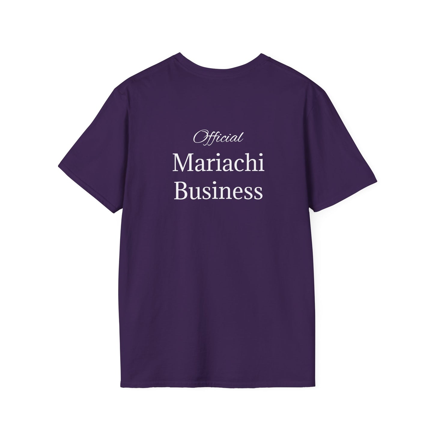 Official Mariachi Business Golpe Unisex Softstyle T-Shirt