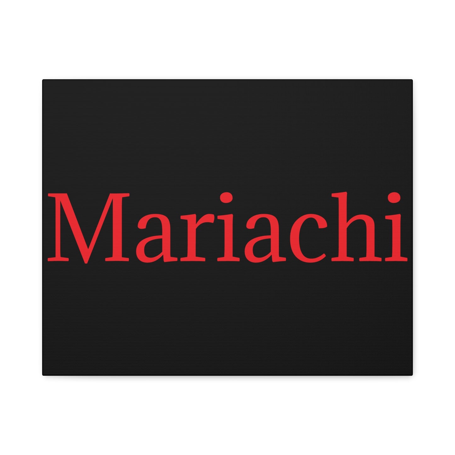 Red Mariachi Matte Canvas, Stretched, 1.25"