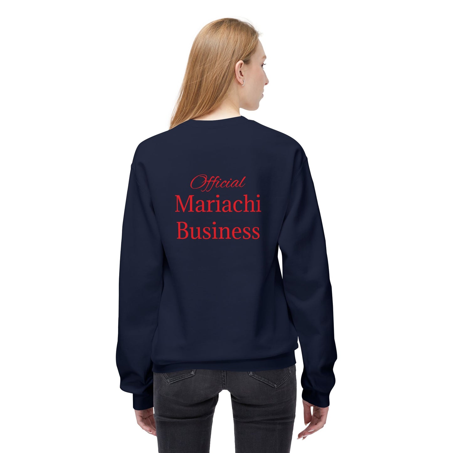 Official Mariachi Business Mariachi Staff Unisex Midweight Softstyle Fleece Crewneck Sweatshirt