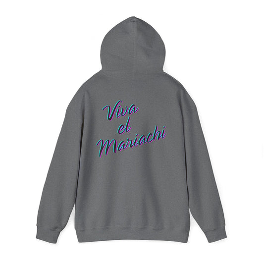 Neon Viva El Mariachi Unisex Heavy Blend™ Hooded Sweatshirt