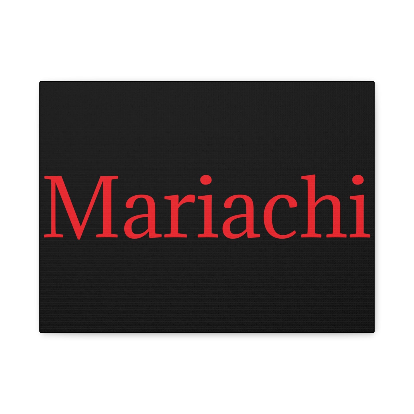 Red Mariachi Matte Canvas, Stretched, 1.25"