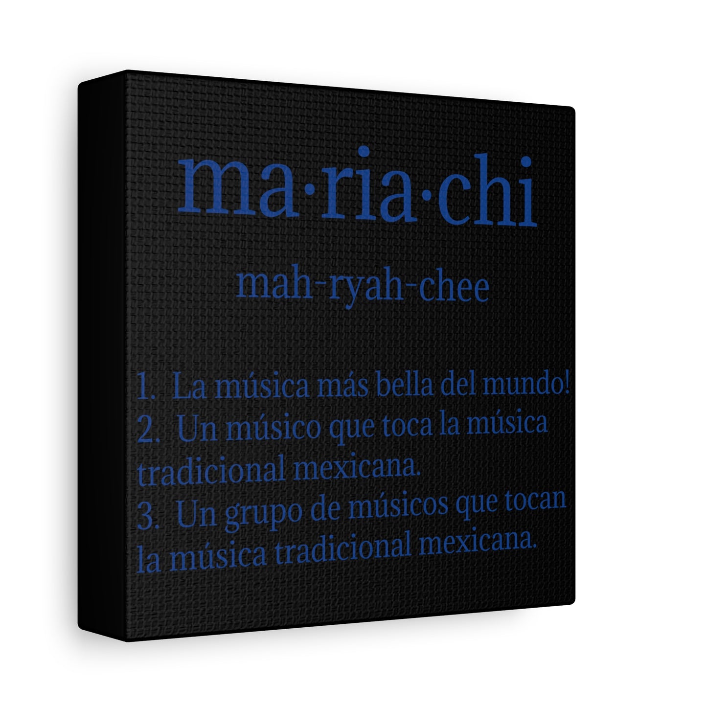 Mariachi Definition Business Matte Canvas, Stretched, 1.25"