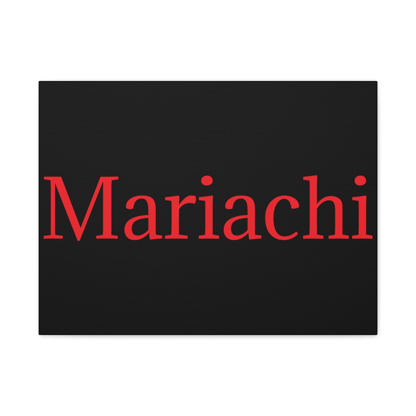 Red Mariachi Matte Canvas, Stretched, 1.25"