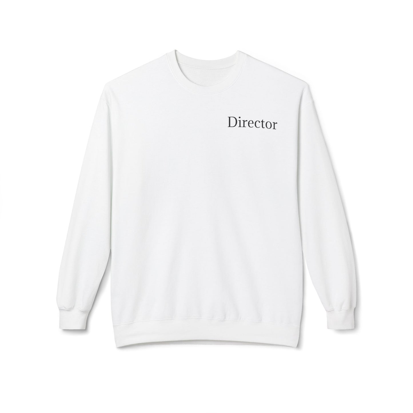 Dedication Passion Honor Director Unisex Midweight Softstyle Fleece Crewneck Sweatshirt