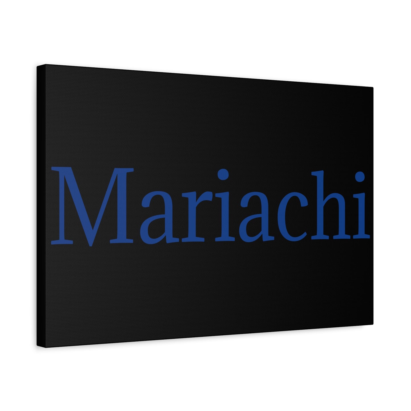 Blue Mariachi Matte Canvas, Stretched, 1.25"
