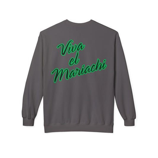 Green Viva El Mariachi Unisex Midweight Softstyle Fleece Crewneck Sweatshirt