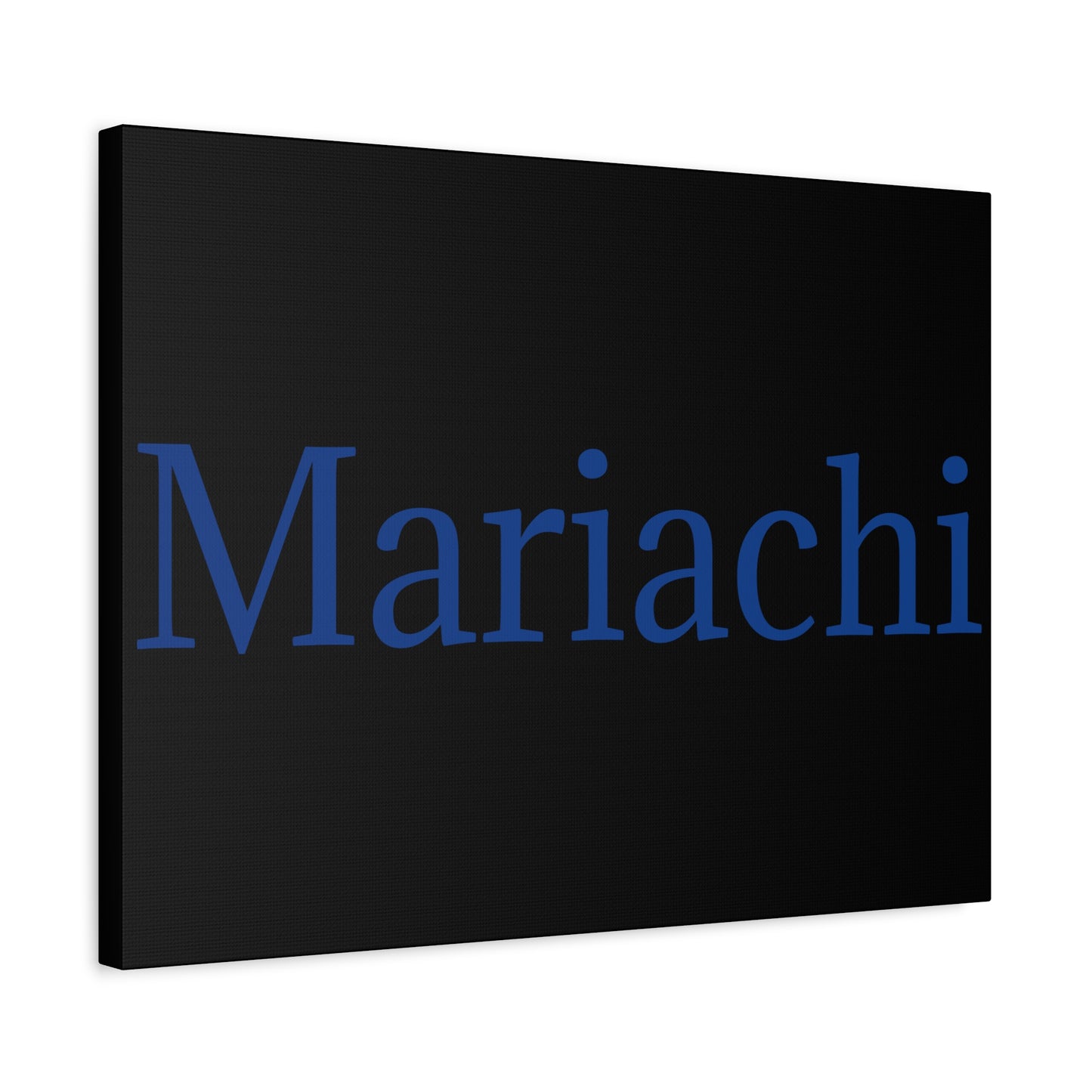 Blue Mariachi Matte Canvas, Stretched, 1.25"