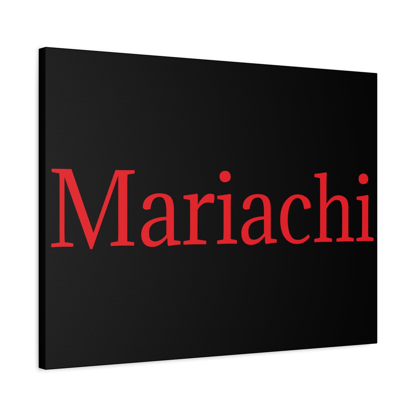 Red Mariachi Matte Canvas, Stretched, 1.25"