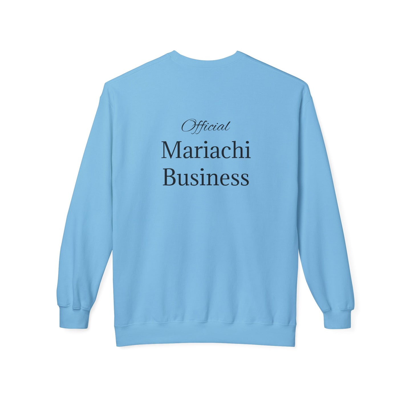 Official Mariachi Business Golpe Unisex Midweight Softstyle Fleece Crewneck Sweatshirt