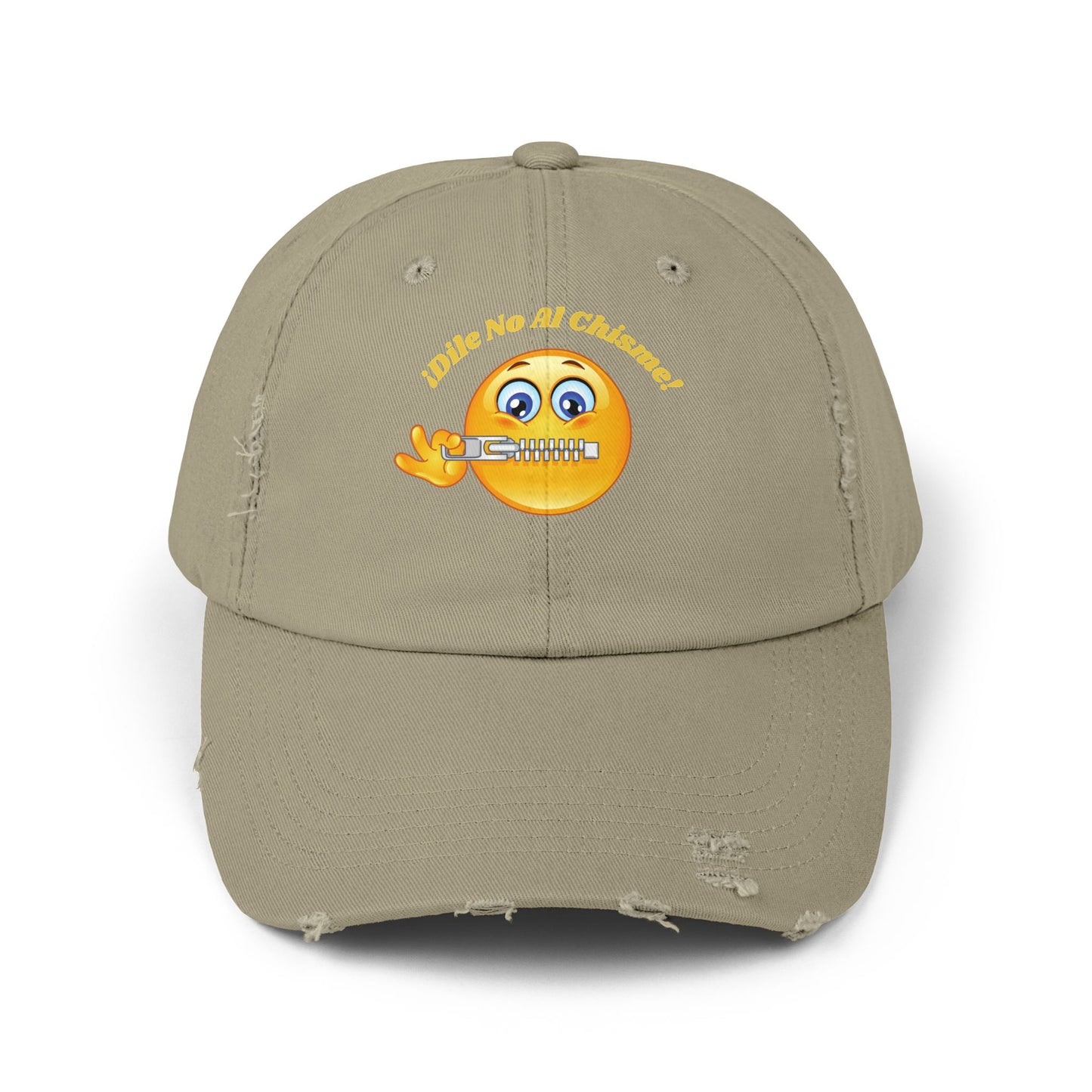 Dile No Al Chisme Unisex Distressed Cap