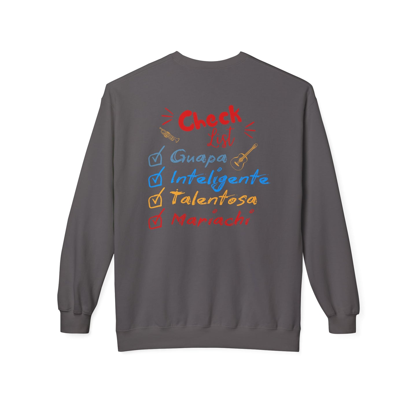 Checklist Guapa Unisex Midweight Softstyle Fleece Crewneck Sweatshirt