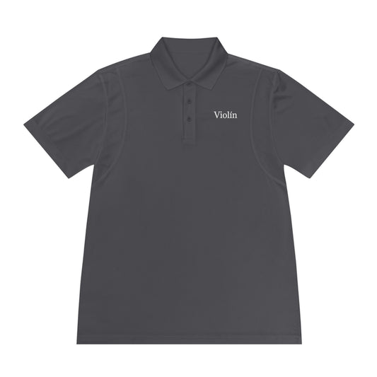 Mariachi Violin Men's Sport Polo Shirt