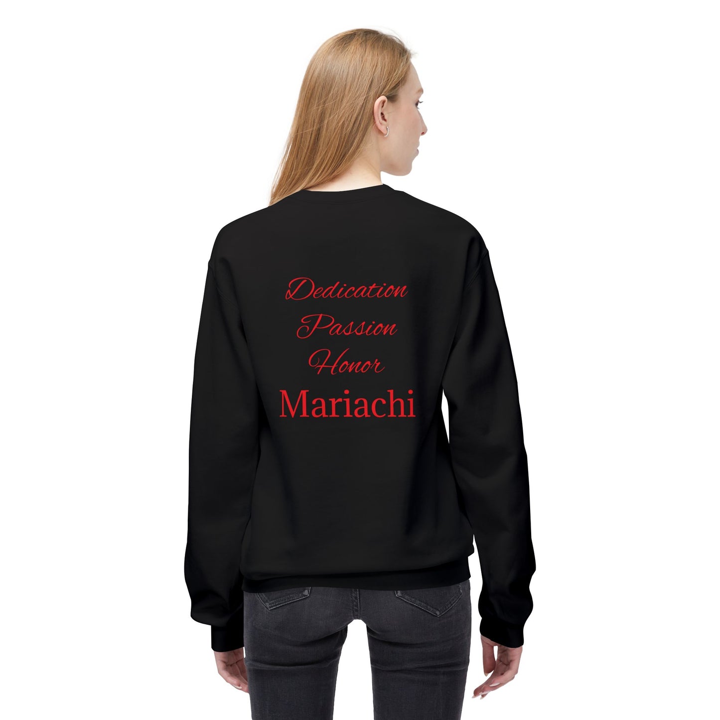 Dedication Passion Honor Vihuela Unisex Midweight Softstyle Fleece Crewneck Sweatshirt