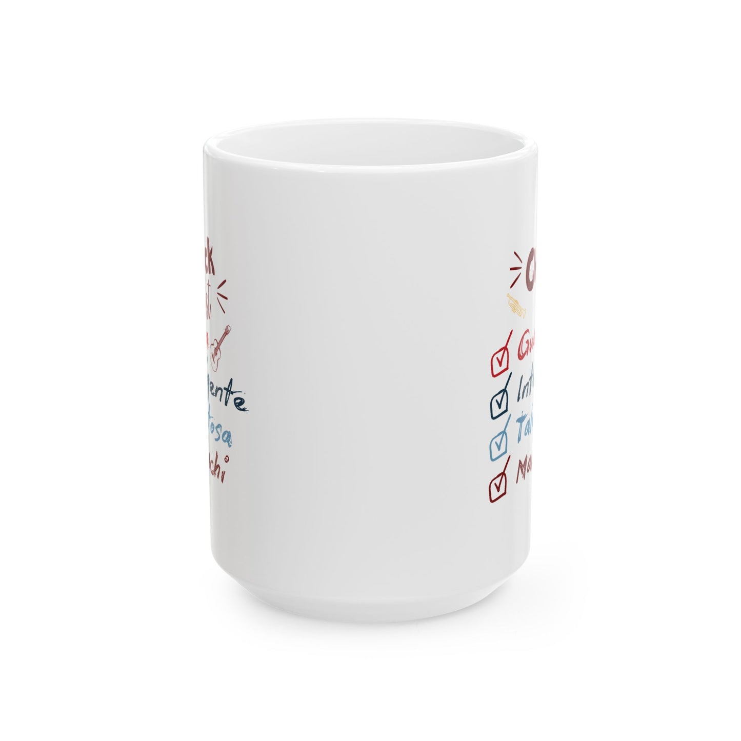 Checklist Guapa Ceramic Mug, (11oz, 15oz)