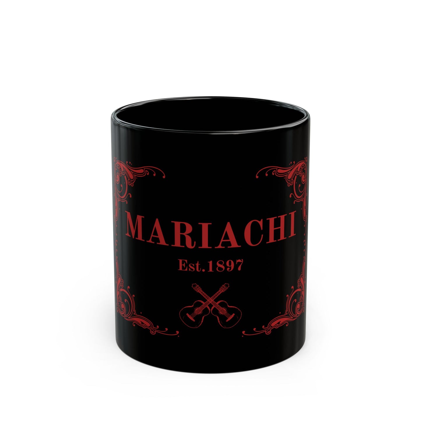 Red Mariachi Established Black Mug (11oz, 15oz)