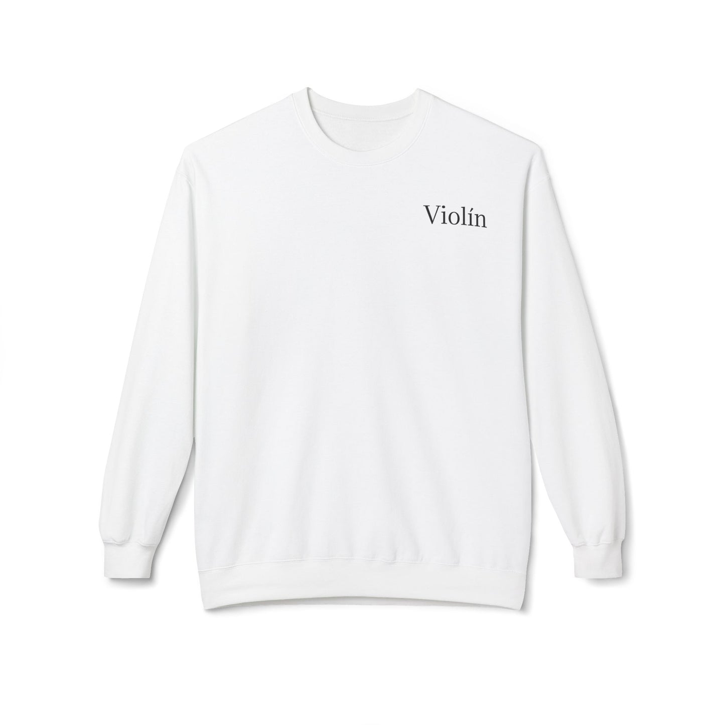 Dedication Passion Honor Violin Unisex Midweight Softstyle Fleece Crewneck Sweatshirt